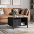 Mesa de centro acero laminado en frío negro 68,5x50x43,5