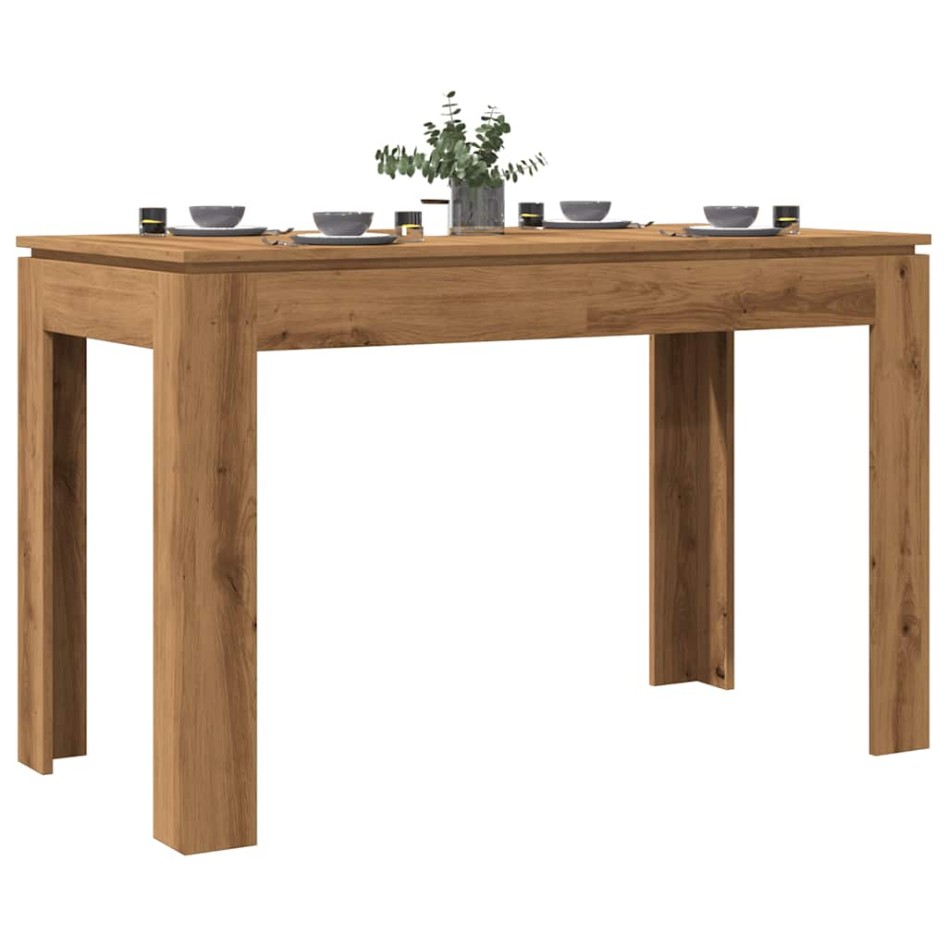 Mesa de Comedor Roble Artesano 120x60x76cm madera