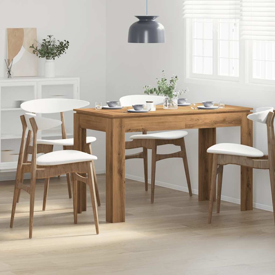 Mesa de Comedor Roble Artesano 120x60x76cm madera
