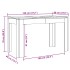 Mesa de Comedor Roble Artesano 120x60x76cm madera