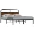 Estructura de cama sin colchón 120x190 cm madera roble