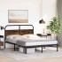 Estructura de cama sin colchón 120x190 cm madera roble