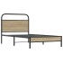 Estructura de cama sin colchón 90x190 cm madera roble