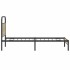 Estructura de cama sin colchón 90x190 cm madera roble