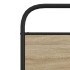 Estructura de cama sin colchón 90x190 cm madera roble