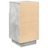 Mesillas de noche 2 uds con 2 cajones gris cemento 36x36x68
