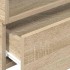 Mesitas de noche de pared 2 unidades roble sonoma 45x26x28,5