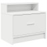 Mesillas de noche con cajón 2 uds blanco 51x31x47