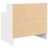 Mesillas de noche con cajón 2 uds blanco 51x31x47