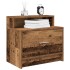 Mesillas de noche con cajón 2 uds madera vieja 51x31x47