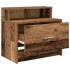 Mesillas de noche con cajón 2 uds madera vieja 51x31x47