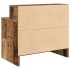 Mesillas de noche con cajón 2 uds madera vieja 51x31x47