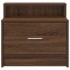 Mesillas de noche con cajón 2 uds roble marrón 51x31x47