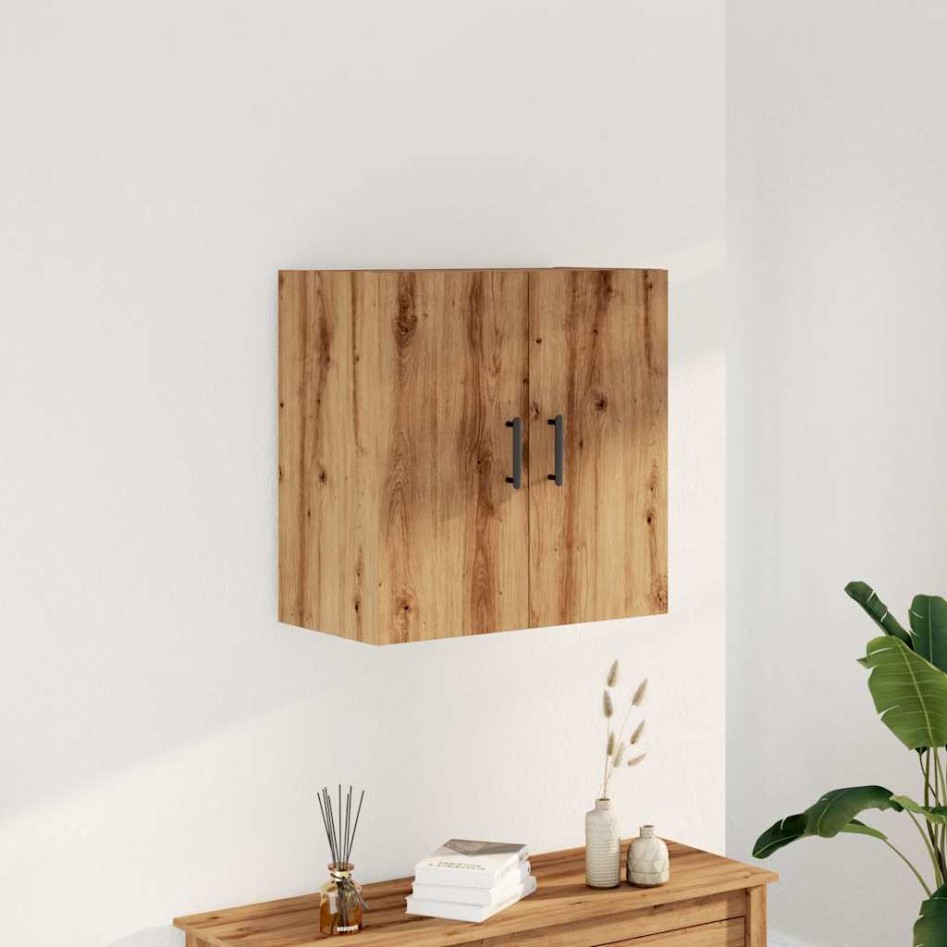 Armario de pared madera de ingeniería roble artisan 60x31x60