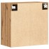 Armario de pared madera de ingeniería roble artisan 60x31x60