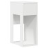 Torre de ordenador con cajón blanco 30x44x74