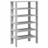 Mueble zapatero madera contrachapada gris Sonoma 61x32x105