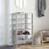 Mueble zapatero madera contrachapada gris Sonoma 61x32x105