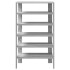 Mueble zapatero madera contrachapada gris Sonoma 61x32x105