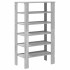 Mueble zapatero madera contrachapada gris Sonoma 61x32x105