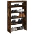 Zapatero madera contrachapada roble ahumado 60x25x100