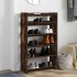 Zapatero madera contrachapada roble ahumado 60x25x100