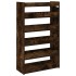 Zapatero madera contrachapada roble ahumado 60x25x100