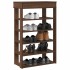 Mueble zapatero madera de ingeniería marrón roble 60x30x98