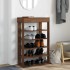 Mueble zapatero madera de ingeniería marrón roble 60x30x98