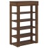 Mueble zapatero madera de ingeniería marrón roble 60x30x98