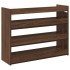 Mueble zapatero madera contrachapada marrón roble 80x25x62