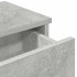 Estante de pared con cajones madera contrachapada gris