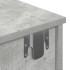 Estante de pared con cajones madera contrachapada gris