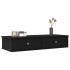 Estante de pared con cajones de madera contrachapada