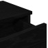 Estante de pared con cajones de madera contrachapada