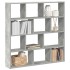 Estante cubo de pared 12 compartimentos madera gris