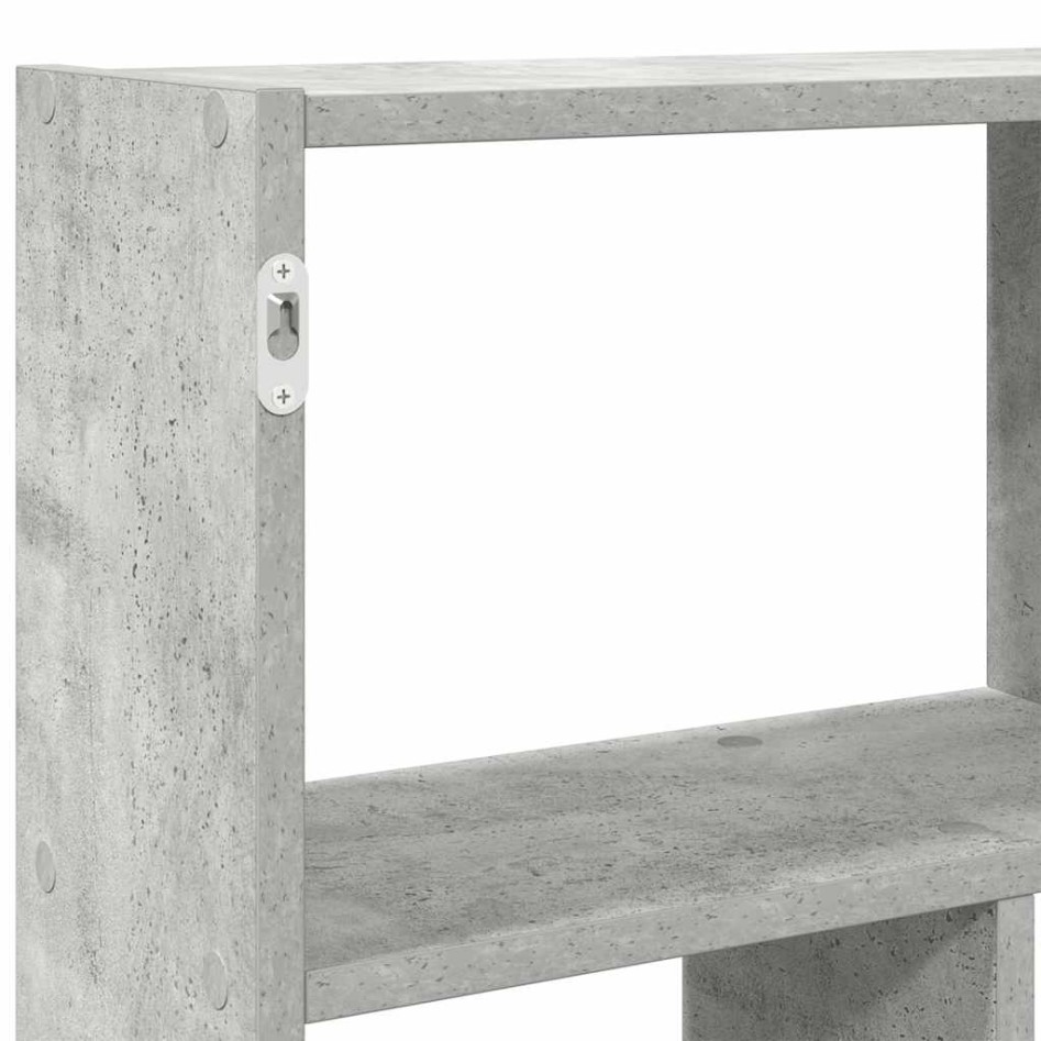 Estante cubo de pared 12 compartimentos madera gris