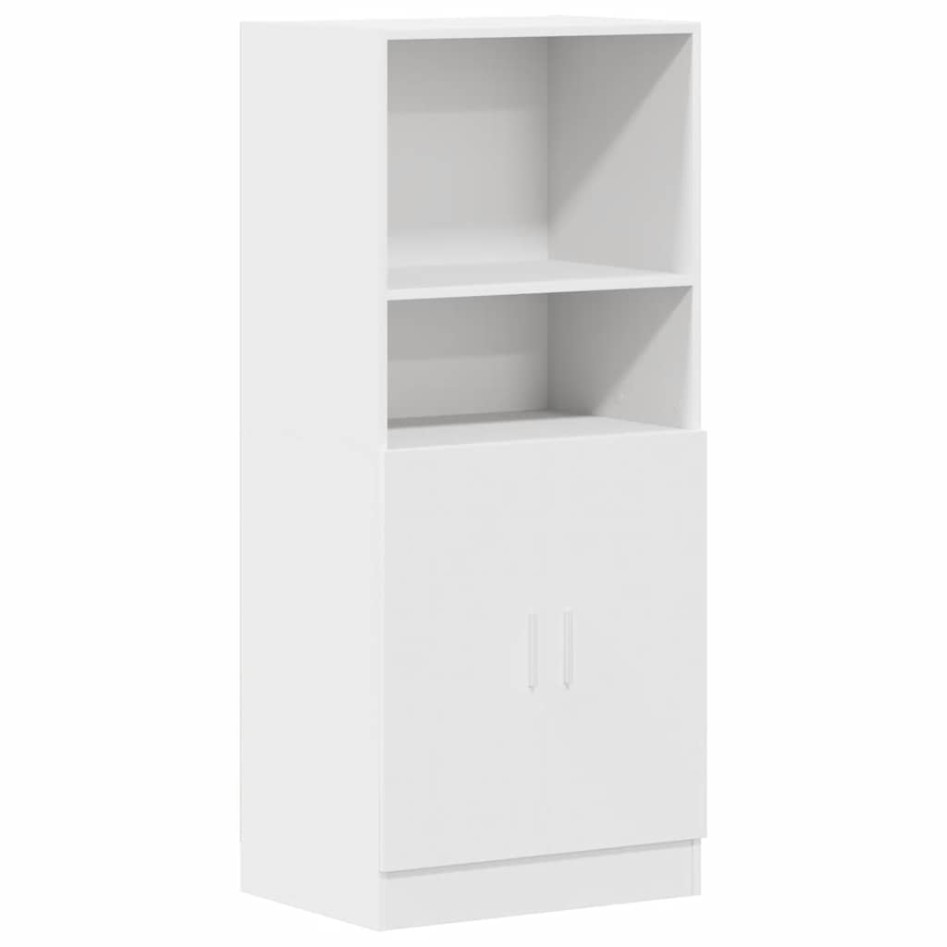 Mueble de cocina madera de ingeniería blanco 57x41,5x131,5