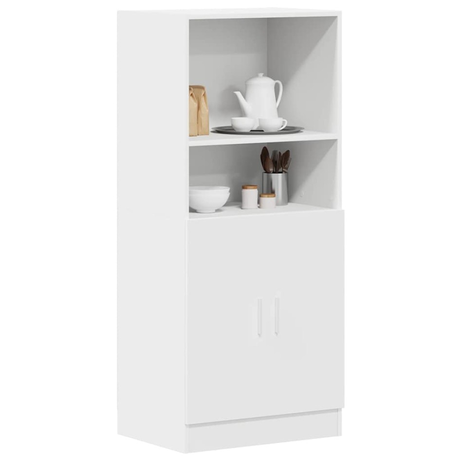 Mueble de cocina madera de ingeniería blanco 57x41,5x131,5