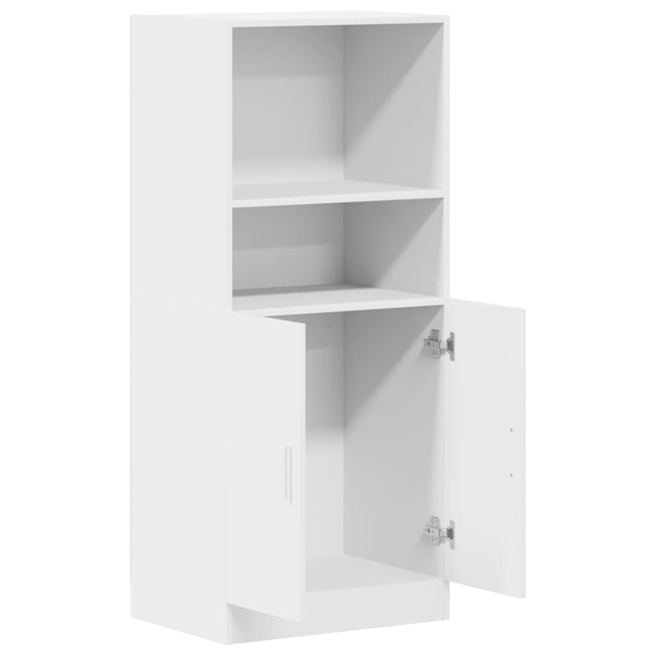 Mueble de cocina madera de ingeniería blanco 57x41,5x131,5