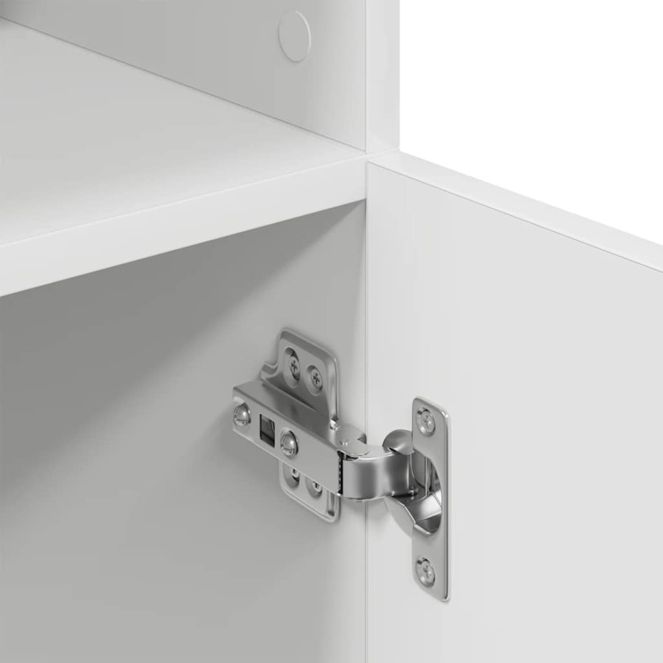 Mueble de cocina madera de ingeniería blanco 57x41,5x131,5