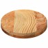Tablero de mesa ovalado madera maciza de roble 80x40x4