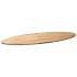 Tablero de mesa ovalado madera maciza de roble 140x60x2