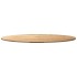 Tablero de mesa ovalado madera maciza de roble 140x60x2