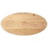 Tablero de mesa ovalado madera maciza de roble 100x50x4