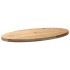 Tablero de mesa ovalado madera maciza de roble 100x50x4