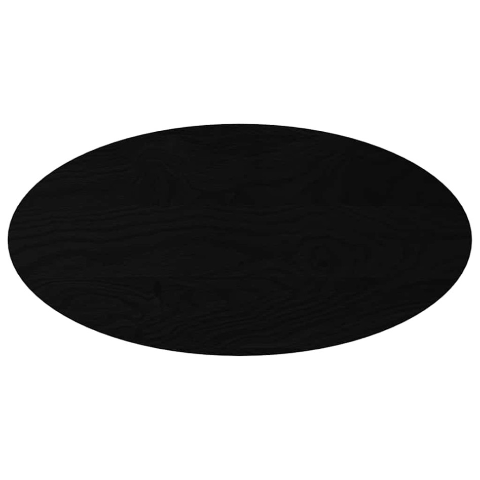 Tablero de mesa ovalado madera maciza de roble 100x50x2