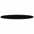 Tablero de mesa ovalado madera maciza de roble 100x50x2