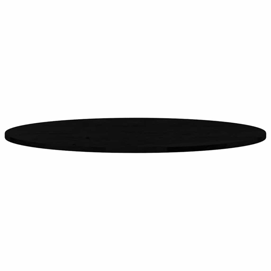 Tablero de mesa ovalado madera maciza de roble 100x50x2