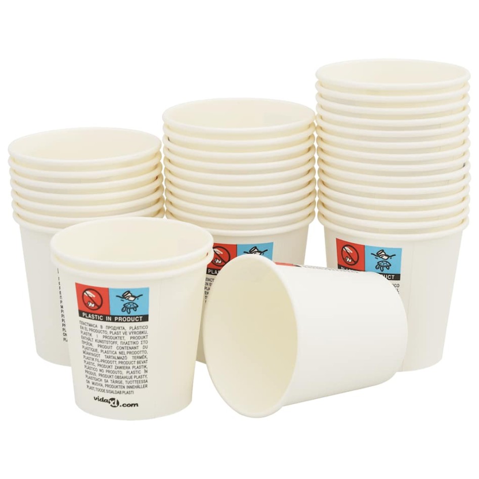 Vasos de café de papel con tapa 1000 uds 4oz
